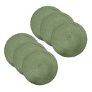 Kit Jogo Americano 6 Peças Redondo Sousplat Mesa Posta