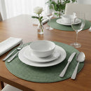 Kit Jogo Americano 6 Peças Redondo Sousplat Mesa Posta