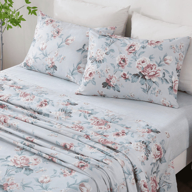 Jogo de Lençol 4 Peças Roma 300 fios Aba Americana